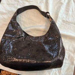 Michael Kors black snakeskin purse